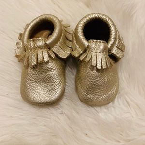 Platinum Freshly Picked Moccasins